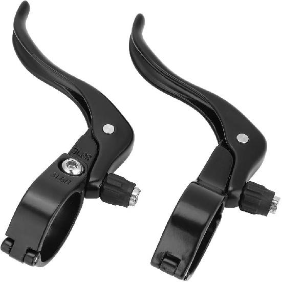 Keenso 1 Pair 31.8mm Brake Levers, Universal Lightweight Aluminum Alloy Road Brake Lever Set
