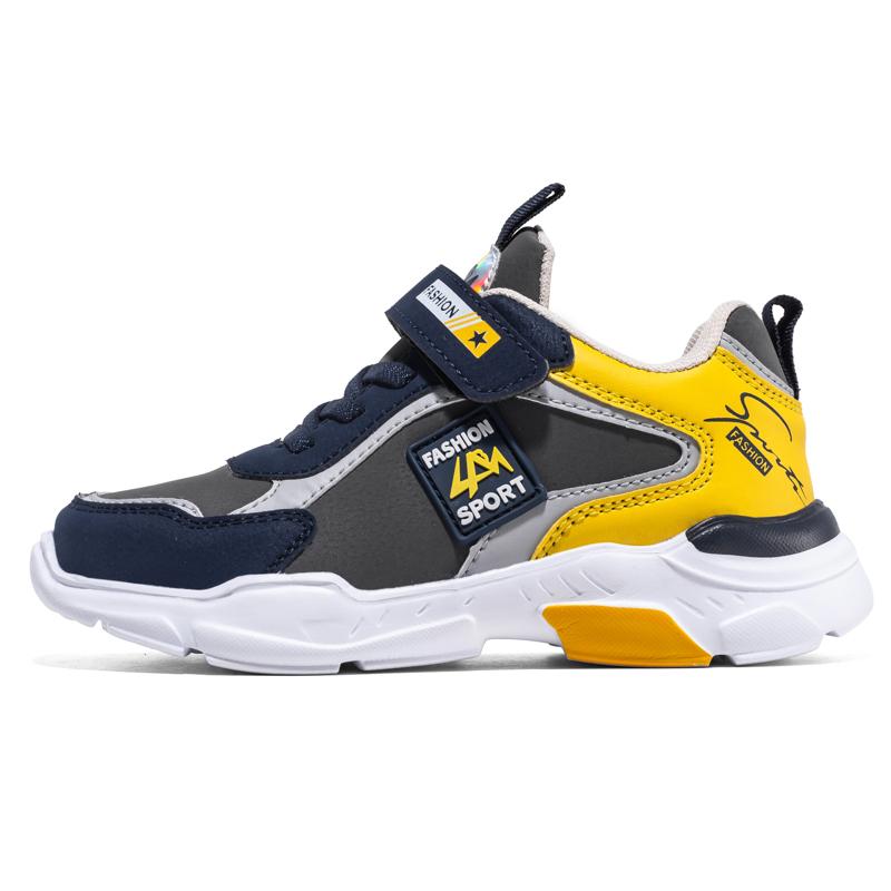 Kinder Outdoor wasserdichte Leder Laufschuhe leichte Freizeitschuhe große Jungen Mädchen Sportschuhe