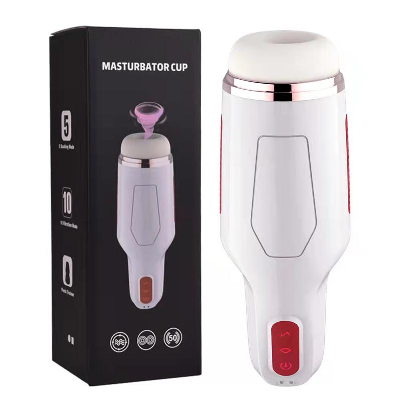 Sex Machine Toys Male Silicone Realistic Vagina Blowjob Pocket Stroker Vibrating Erotic Adult Masturbator Cup For Men