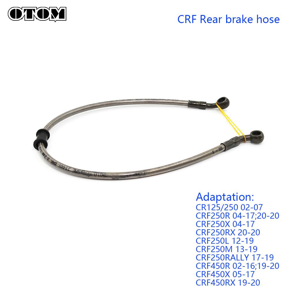 

OTOM Braided Brake Hose Motorcycle Dirt Bike Front Rear Brake Line Cable Oil Pipes For HONDA CRF YAMAHA YZF 250 450 43468-KS6-700