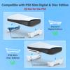 Horizontal Stand for PS5 Pro/PS5 Slim Console, Flat Base Stand Stable Accessories for PlayStation 5 Slim/Pro Disc & Digital Edition (Not for PS5)