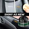 ملمع داخلي للسيارة/ملمع لتجديد الأجزاء البلاستيكية، مناسب للمقاعد/لوحات القيادة/عجلة القيادة، يعزز اللمعان والبريق
