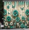 Native American Country Farm Style Shower Curtain Art Fabric Bathroom Decoration Shower Curtain With Hook, 180X180Cm