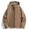 Veste homme printemps-automne grande taille, idéale pour la randonnée et les activités de plein air. Veste de sport ample.