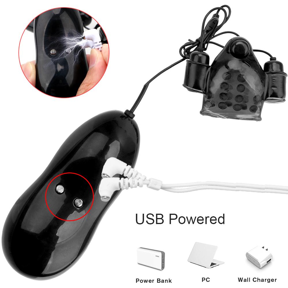 Sex Products Glans Vibrator For Man With 2 Caps Delay Lasting Trainer 12 Speed Adult Sex Toy Male Masturbator