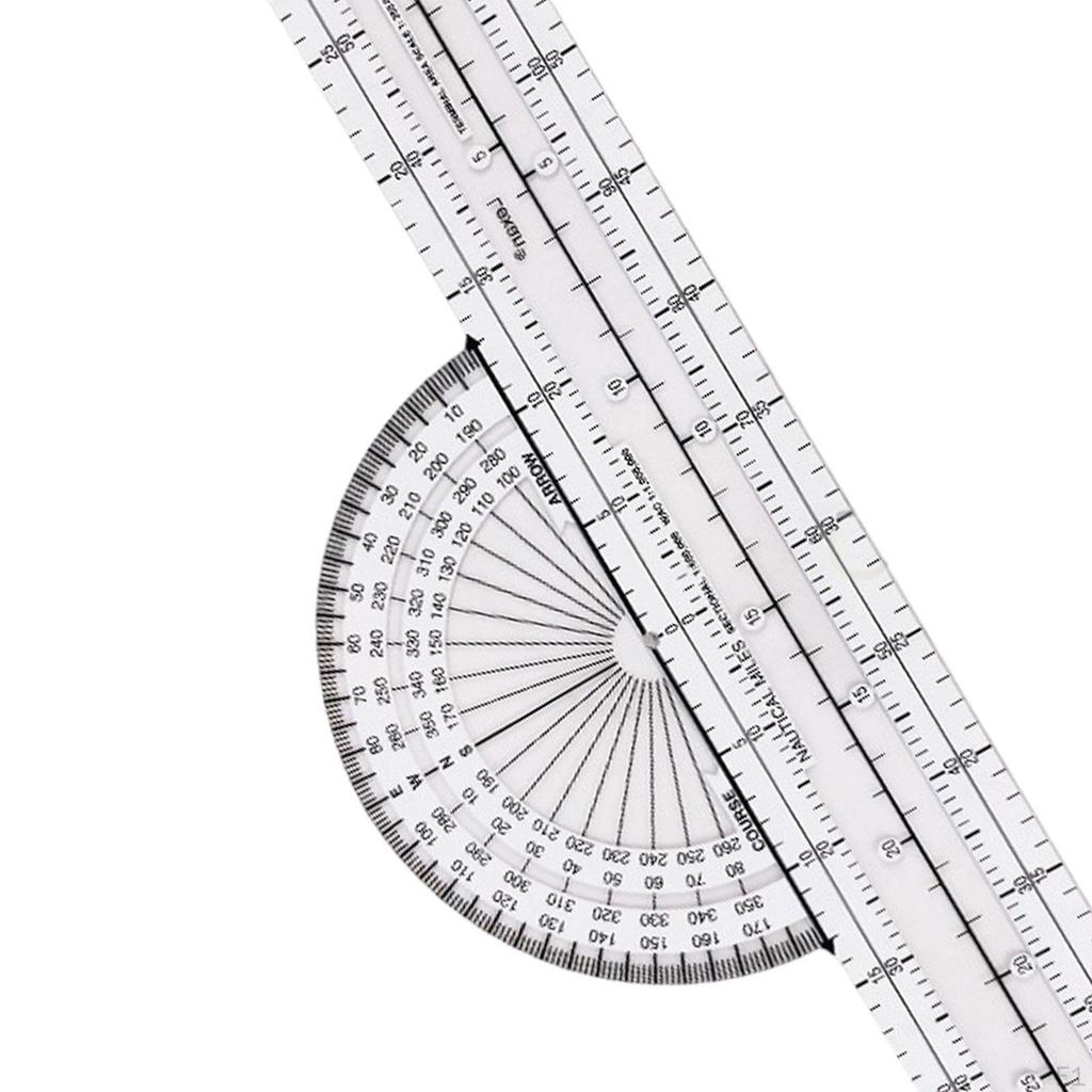 Plotter Aviazione Regolo Calcolatore Dispositivi per Piloti Flessibile Portatile Pratico Volo Navigazione Aerea