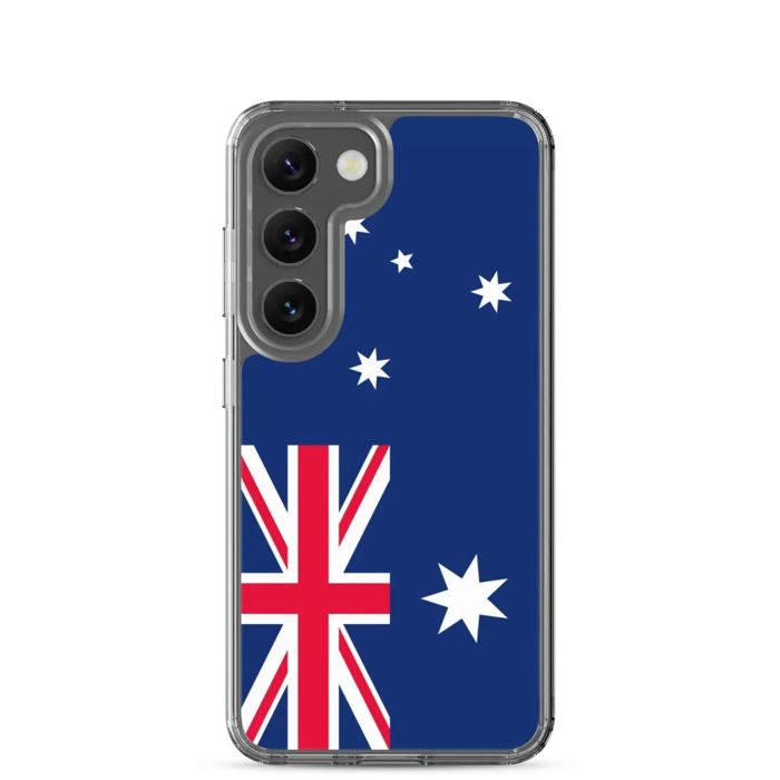 Kryt na telefon - Samsung - Galaxy S23 Plus - Australská vlajka - Měkký - Vícebarevný