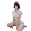 Xiucaisha sexy underwear female sexy nurse uniform temptation role play no-take pajama set hair