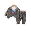 Kids Casual Long-Sleeve Set, Comfortable Daily Wear Outfits