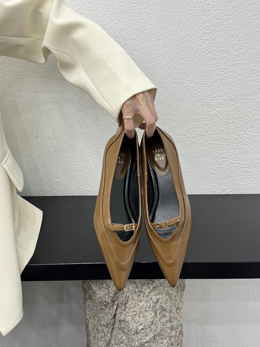 Мода Черный Бежевый Серебристый Коричневый Женские Лоферы 2024 Новые поступления — фото 10