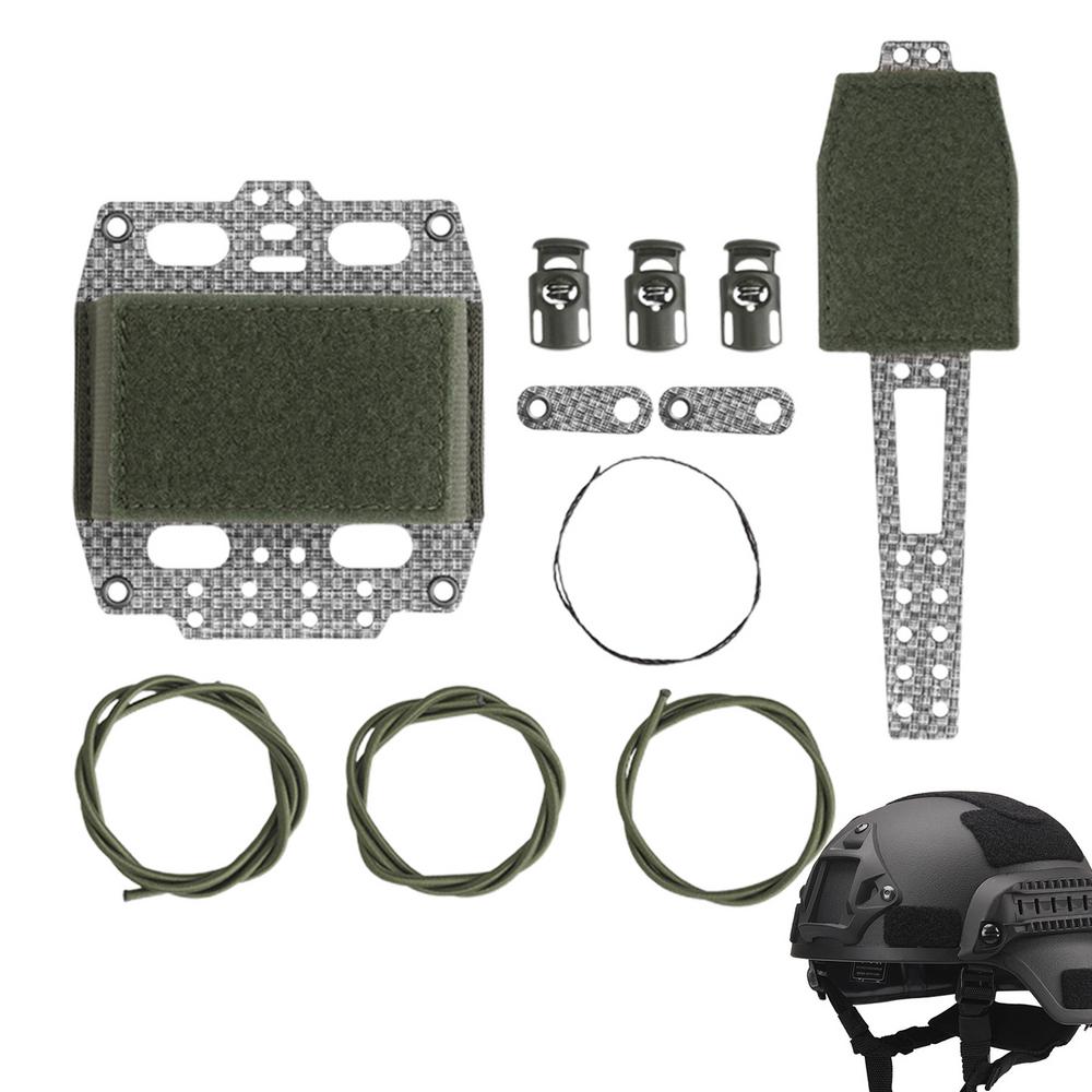 Battery Pouch For Helmets Battery Pack Case Balance Weight Bag 1000D Nylon Adjustable Elastic Cord Outdoor Accessories For