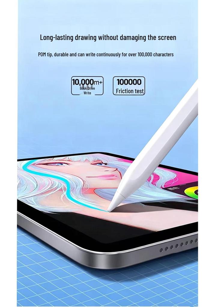 Universeller Stylus für Tablets & Handys: Lange Akkulaufzeit, Ideal zum Zeichnen & Arbeiten
