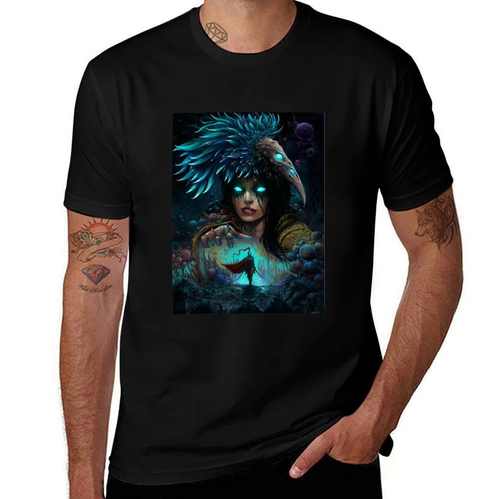 Vintage Photograp Path Of Exile Christmas Tshirt Trendy Casual Short Sleeve Shirt