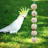 Bird Chewing Toy, Bird Sola Ball Toy with Bell, Bird Cage Accessories, Cage Toys for Cockatiel Parakeet Parrot Budgies Rat Hamster Chinchilla Rabbit