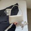 Shopper Purse Shiny Patent Leather Handbag Luxury Brands Women Shoulder Bags Wine Red Ladies Armpit Purses Ladies Totes Clutch