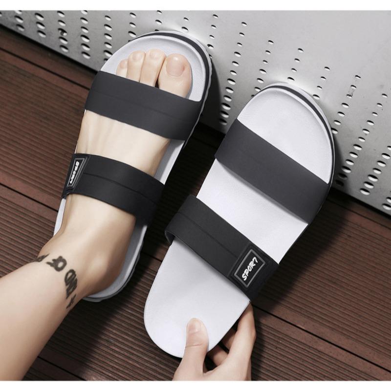Fashion Men Rubber Beach Slippers Slides Summer Shoes Outdoor Slipper Slipers Garden Pool Chinelo Slide Masculino Badslippers Badeschuhe