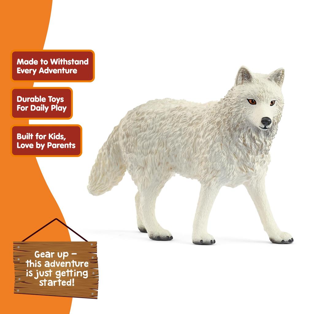 Schleich Divoká zvířata Polární vlk 14880