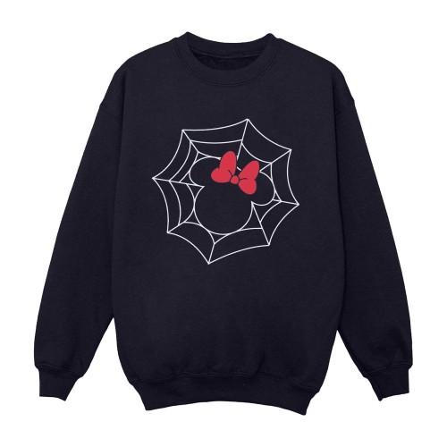 Disney Mens Minnie Mouse Spider Web Sweatshirt