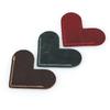 Handmade Heart-Shaped Retro Leather Bookmark – Personalized Creative Genuine Leather Page Holder.