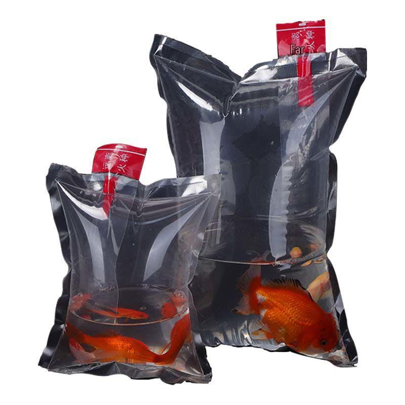 Oxygenated Transport Bags for Live Fish - Aquarium Safe, Thickened Design
