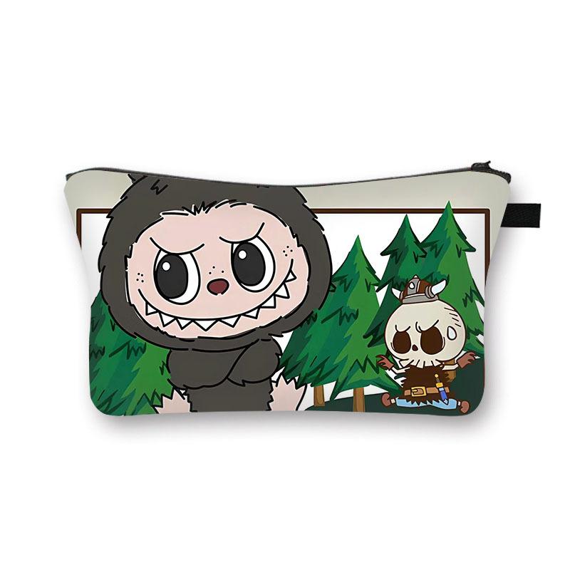 Cosmetic Bag for Girls, Large Capacity, Cute Storage, Toilet Bag, Portable Clutch Bag.