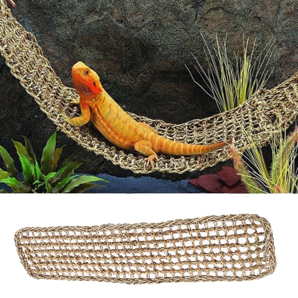 

Reptile Hammock Terrarium Decoration For Lizard Lounger Small Hermit Crabs Geckos Bed Birds Reptile Mats Pets Supplies 75 x 18 cm