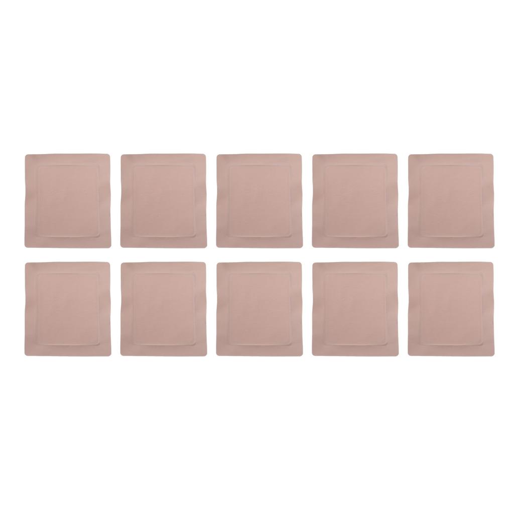 10Pcs Castor Oil Pack Wrap Comfortable Self Adhesive Cotton Waist Castor Oil Pack Wrap Set for Home Outdoor Office