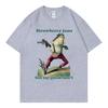 Strawberry Jams But My Glock Dont Funny Frog Meme Tshirt High Quality Fashion Oversized T Shirt Unisex Casual Cotton Tshirts