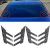 2Pcs Universal Car Rear Windshield Side Spoiler Rear Wing Trim Side Vents Decor Stickers Window Louvers Exterior Decorative Part