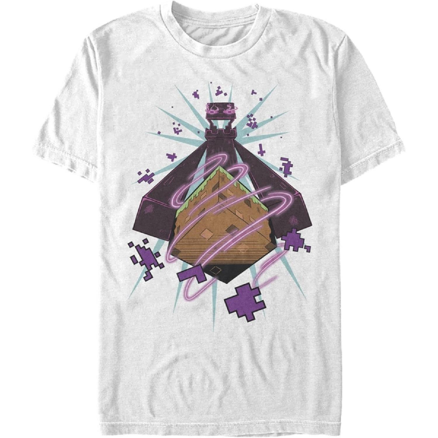 Мужская футболка Fifth Sun Minecraft Эндермен S белый