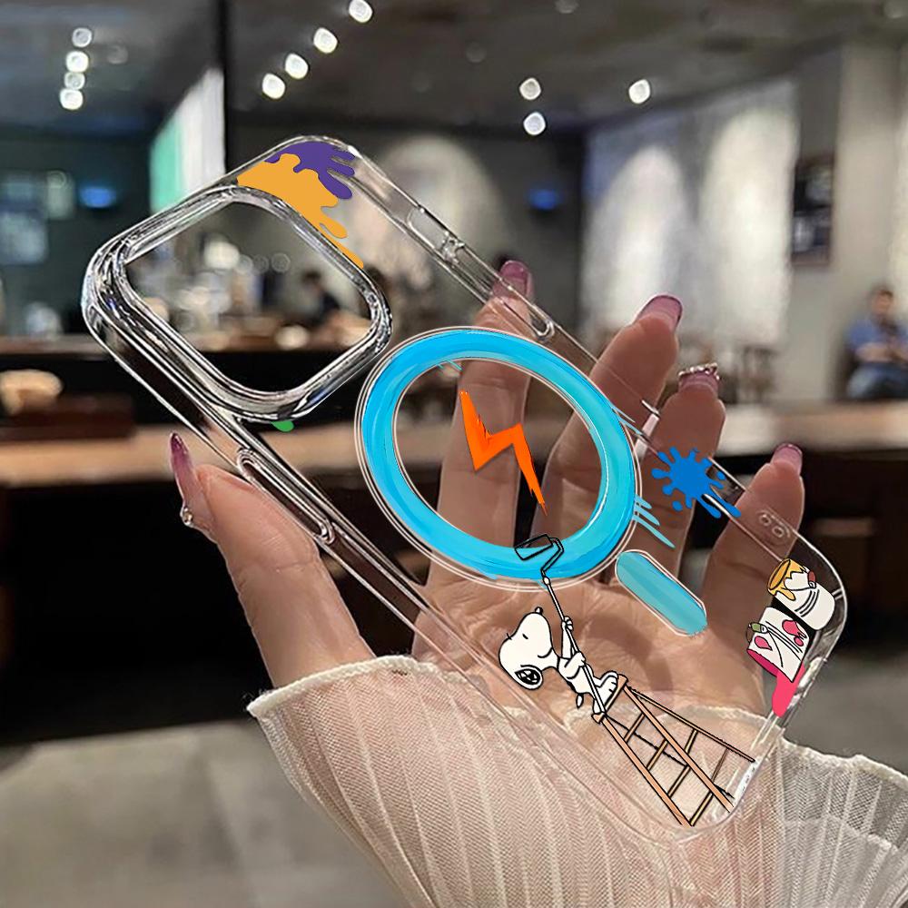 Magnetic Phone Case for iPhone 12 14 16 17 Pro 17 16 15 14 13 12 Pro Max  12 13 14 15  16 High Quality Shockproof Shell Full Protection Cute Style