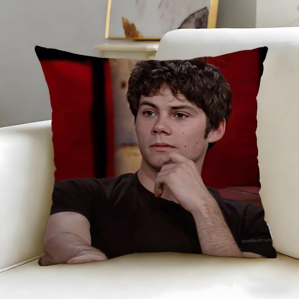 Beliebter Schauspieler Dylan O'Brien Kissenbezug Weich & Leicht zu Waschen – Vielseitig für Sofa, Bett, Reise und Büro