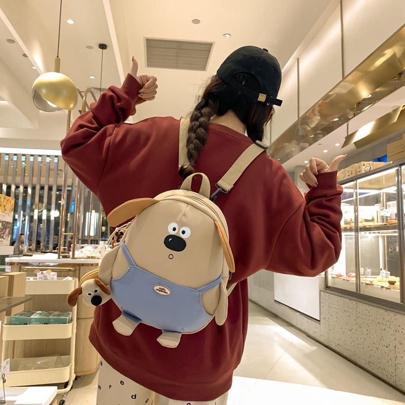 Schoolbag Japanese cute bag ugly cute doll messenger bag backpack bear backpack personality funny shoulder bag schoolbag