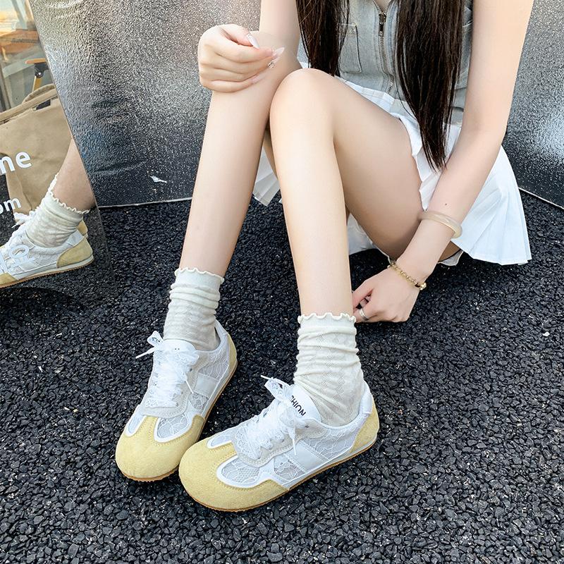 Dexun lace breathable single mesh sports and leisure 22 spring and summer new Forrest Gump board shoes 35