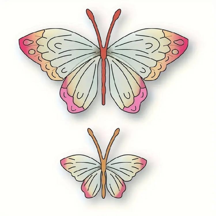 Butterfly Die Cut Scrapbooking Cutting Dies Templates For Scrapbooking Journal Packaging Photo Album Decoration