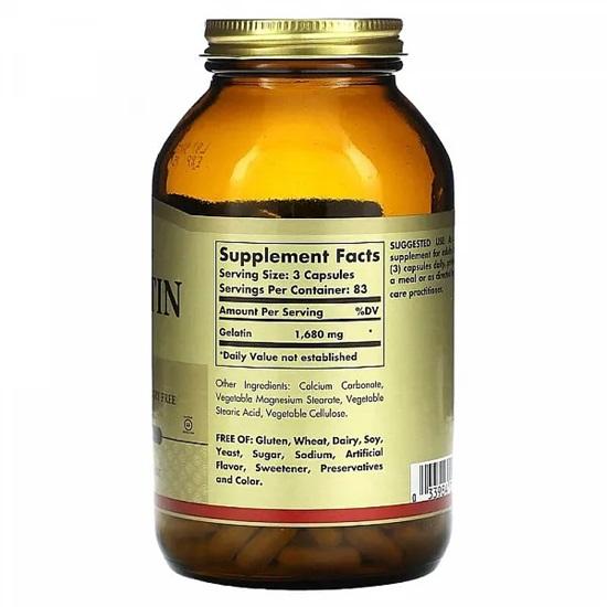 Solgar - Gelatin, 1680 mg.