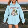 Children's Fashionable Casual Long-sleeved Loose Christmas Print Pullover Hooded Sweatshirt
