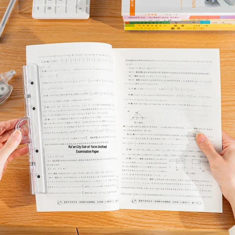 Magnetyczny Przezroczysty Teczka na Dokumenty A4/A5 o Dużej Pojemności dla Studentów i Biura