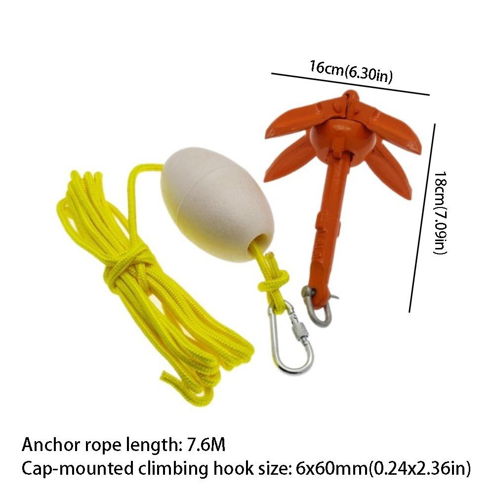 Portable Folding Anchor Kit Folding Design Folding Boat Anchor  Fishing Kayaks Foldable anchor kit