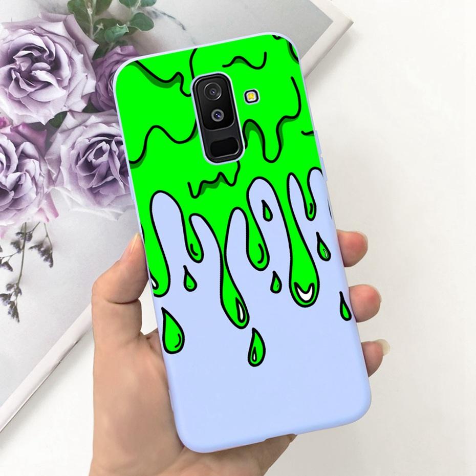 Fashion Case For Samsung Galaxy A6 Plus 2018 Soft Silicon TPU Back Cover For Samsung A6 2018 A 6 A6+ A6plus Phone Cases