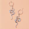 Trendy Alloy Snake Earrings For Women Fashion Street Style Jewelry 2021