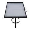 Bedside Shelf with Cup Holder Carbon Steel Bunk Bed Tray Clip On Nightstand with Hooks for College Dorm Room Table Storage