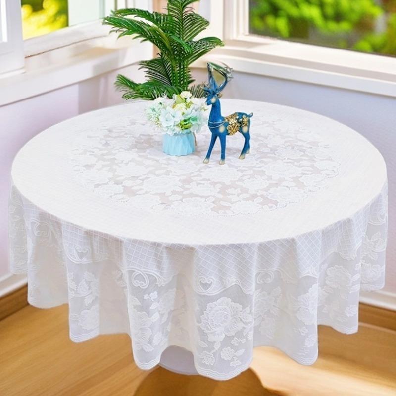 Waterproof, Oil-Proof And Anti-Scalding Coffee Table Tablecloth Leave-In Rectangular Dining Table Cloth Household Living Room Light Luxury Tablecloth