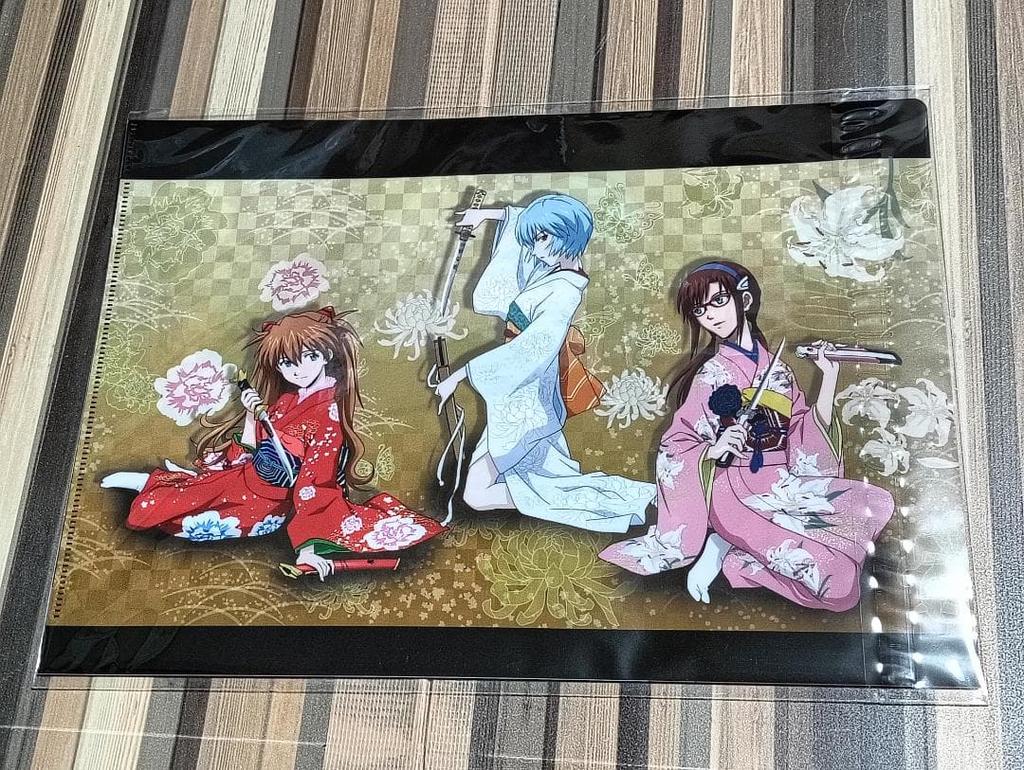 [USED] Not for Sale Asuka Reimari Evangelion and Japanese Sword Bonus Clear File