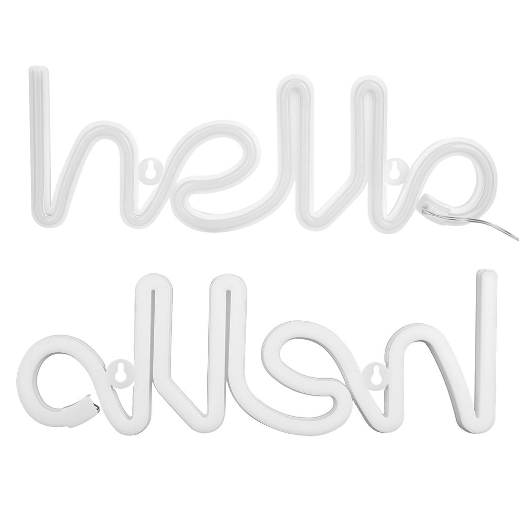 LED Letters Neon Light Sign Art Decorative Lights Wall Decor for Children Baby Room Wedding Party