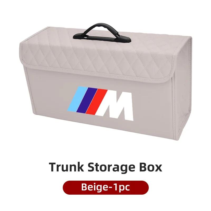 Ny Bilorganisatör Resväska Läder Bagageutrymmesorganisatör Portabel Vikbar För BMW E46 E90 E60 F10 E39 F30 E36 F20 E87 E90 E