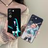 Anime Girl Mobile Phone Case for VIVO V60 V50 V40 V30 V29 V27 V25 V23 Pro Lite 5G Colorful Printing Cover Luxury Cover