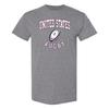 USA Rugby Ball T-Shirt - Graphite Heather