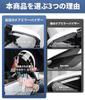 Serena Applicable Door Mirror Visor for Cars with Logo Rain