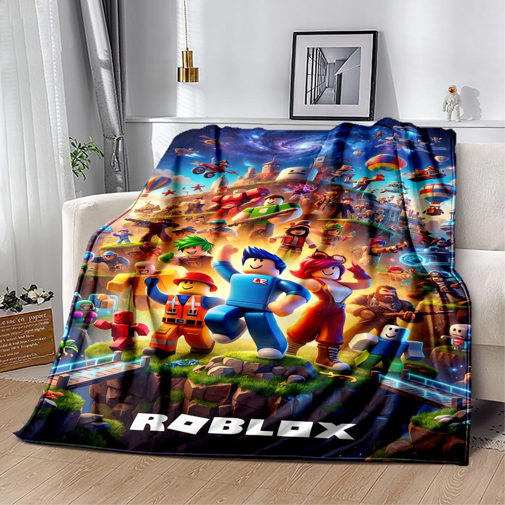 Roblox 180 Blanket Soft Warm Cozy Great for Couch Sofa Bed Four Seasons Universal Modern Style Unique Gift for Family and Friends Camping